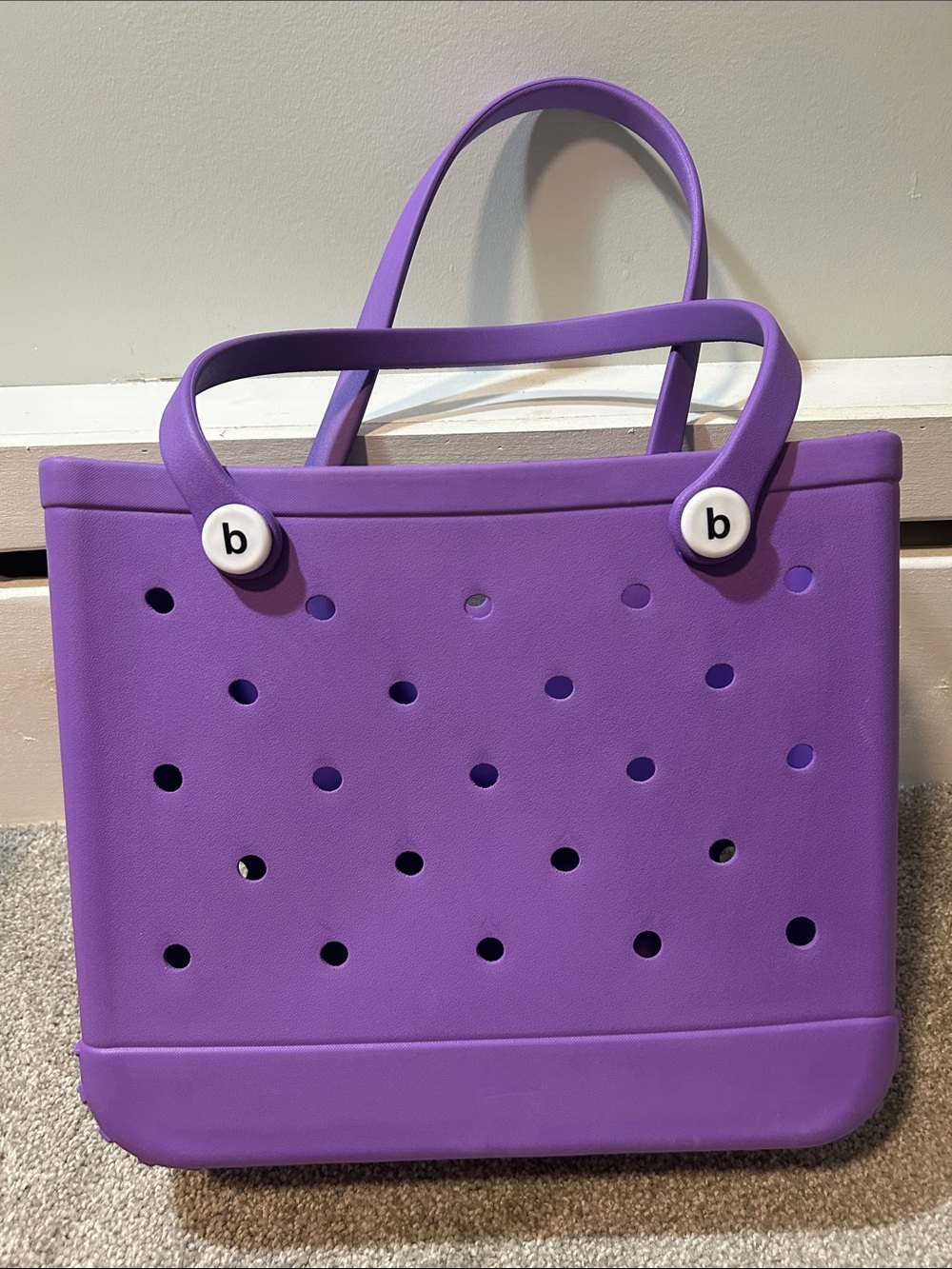 Beach Bag Purple Everyday Eva Tote Bag - Picture 2 of 6